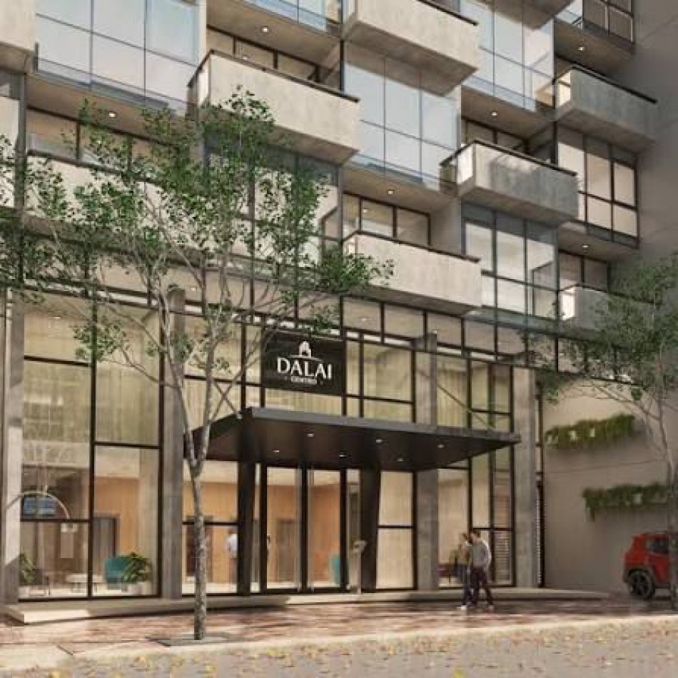 Departamento dos ambientes a Estrenar a la calle con balcon saliente con cochera fija. Centro