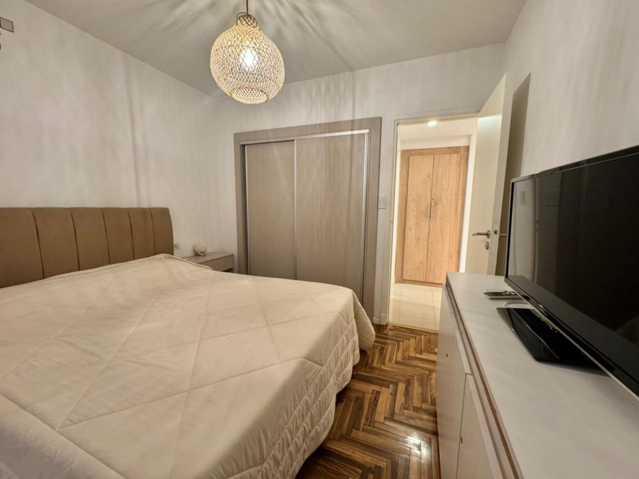 Departamento dos ambientes super luminoso. Reciclado y amoblado