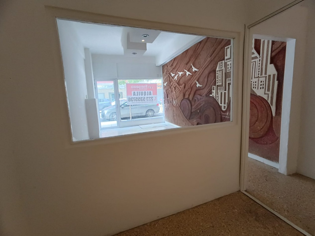 ALQUILO LOCAL COMERCIAL AL FRENTE, DIVISIBLE CON ZOTANO APTO DEPOSITO U OFICINA. CENTRO