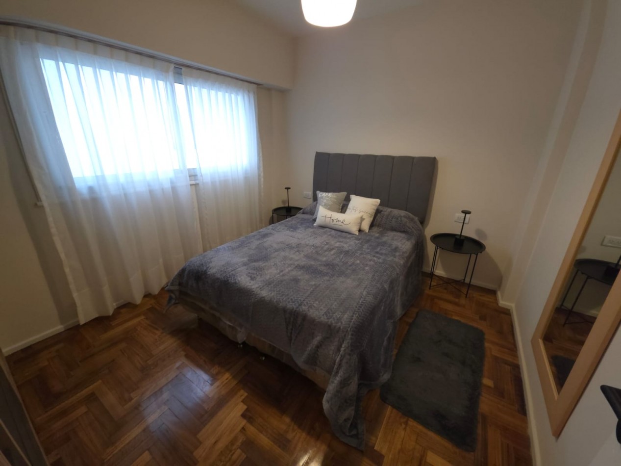 Departamento dos ambientes. Reciclado y amoblado.