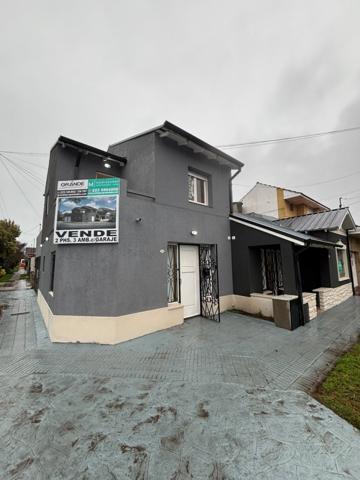 Duplex de tres ambientes con balcon y terraza propia, garage. Reciclado. Zona Chauvin
